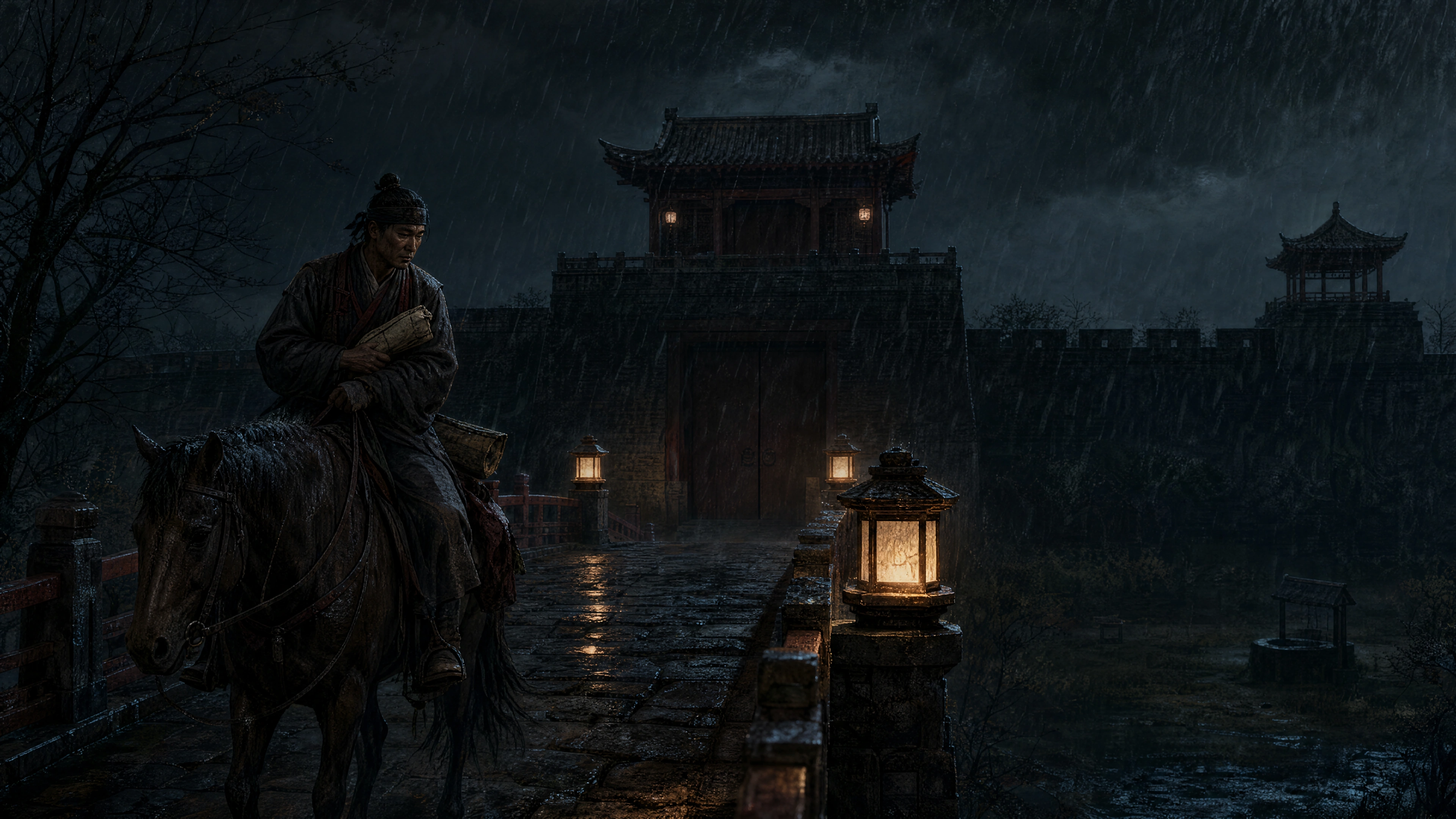 霜降雨夜的驿使与王府密牒